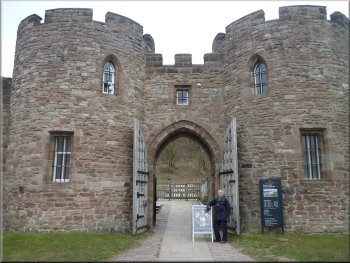 The gatehouse to Beeston Castle